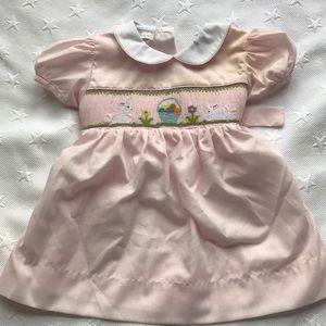 Smocked Easter Dress by Carriage Boutique 6 M